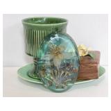 Ceramic tray, planter, trinket box & suncatcher