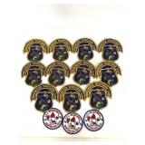 Manchester Sportsman and Bicentennial patches