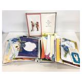 Lot of assorted greeting, birthday, and fun cards