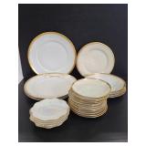 Limoges & pearlescent plate collection