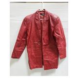 Red genuine leather G III Leather Designs jacket