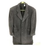 Di Silver cashmere blend button up coat