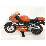 Kawasaki Ninja orange electronic toy motorcycle
