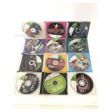 Lot of 12 X-BOX 360 video game discs