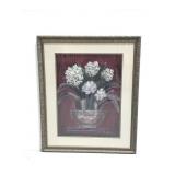 Flowers in bloom framed print