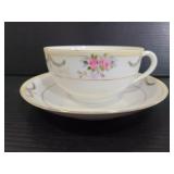 Vintage handpainted Nippon cup and saucer