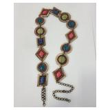 Colorful beaded belt