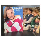 Vintage Sears and JC Penney catalogs