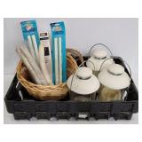 Candle wick and lantern lot