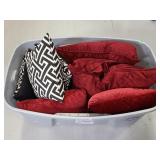 Collection of throw pillows