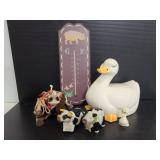 Assorted farm animal kitchen lot