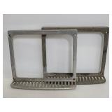 Pair of automobile metal frames