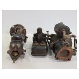 Two Detroit Lubricator Stewart carburetors