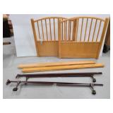 Twin size bed frame wood