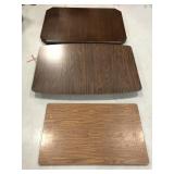 Trio of table tops, no legs or leafs