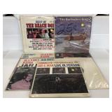 The Beach Boys and Jan & Dean vinyl records