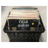 Large assortment of vinyl record albums