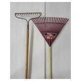 Bow and leaf rake combo