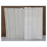 10 sections of Outdoor house paneling