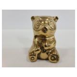 Small brass panda bear