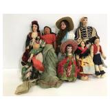 Vintage dolls from around the world