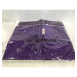 Two Pashmina new sealed purple scarves