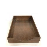 Globe Wernicke Wooden desk tray number 4
