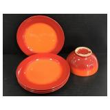 Waechtersbach Germany 5-pc ceramic dish set
