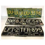 Vintage Michigan Great Lakes State license plates