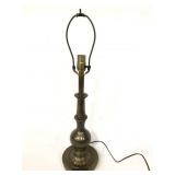 Elegant brass table lamp