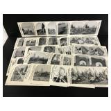 Vintage stereoscope viewer cards