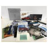 Lot of car brochures various years, makes & models