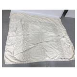 Vintage embroidered duvet & coverlet