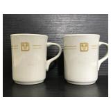Pair of vintage Walt Disney world coffee mugs