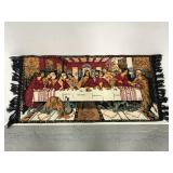 The Last Supper vintage woven wall tapestry