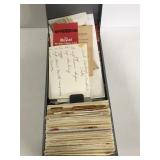 Vintage recipe card holder w/ recipes included