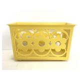 Vintage mod flower power plastic napkin holder box