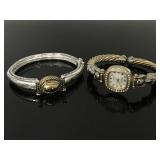 Napier cuff bracelet & Golden cuff watch