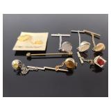 Vintage tie tacks assortment