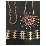 Native American inspired necklaces and bracelet