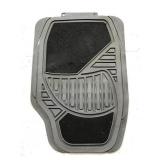 Black vehicle floor board mat