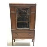 Antique mahogany china cabinet
