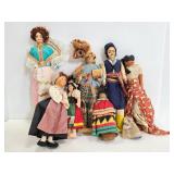 Collection of dolls from around the world