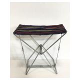 Walker vintage folding metal kids camping stool