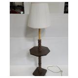 Vintage floor lamp table