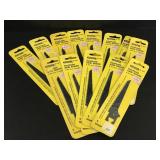 Lot of 13 new Stanley keyhole saw blades