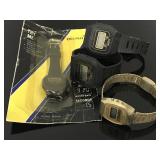 Four vintage digital quartz watches