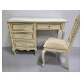 Vintage French Provincial desk & chair