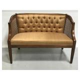 Vintage mid century settee sofa
