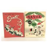 1949 and 1952 Visits to Santa pictures